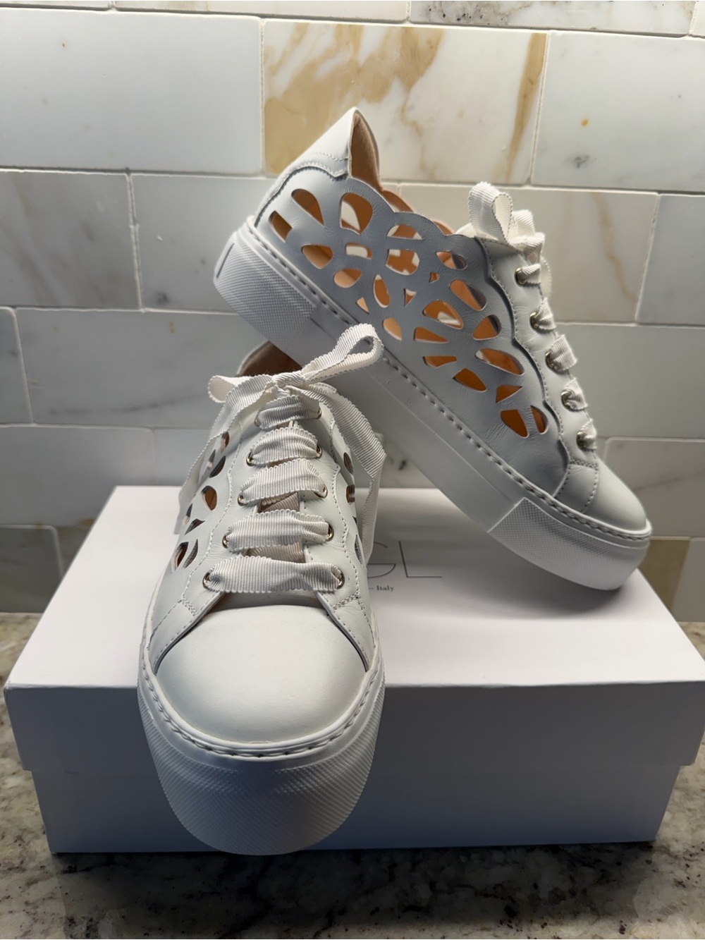 AGL Mandi Laser-Cut Sneaker